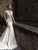 Свадебное платье Tinashe. Силуэт Рыбка. Цвет Белый / Молочный, Айвори / Капучино. Вид 1