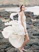Свадебное платье Sepia. Силуэт Прямое. Цвет Белый / Молочный. Вид 6