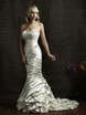 Свадебное платье 8809. Силуэт Рыбка. Цвет Айвори / Капучино. Вид 1