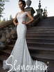 Свадебное платье 17006. Силуэт Рыбка. Цвет Белый / Молочный. Вид 1