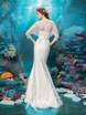 Свадебное платье Кира. Силуэт Рыбка. Цвет Белый / Молочный, Айвори / Капучино. Вид 2