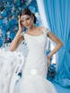 Свадебное платье Luana. Силуэт Рыбка. Цвет Белый / Молочный. Вид 3