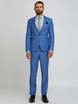 Однобортный, Двойка Свадебный костюм голубой без рисунка от Салон мужских костюмов Patrik Man 2