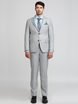 Однобортный, Двойка Свадебный костюм светло-серый без рисунка от Салон мужских костюмов Patrik Man 2