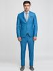Однобортный, Двойка Свадебный костюм синий без рисунка от Салон мужских костюмов Patrik Man 2