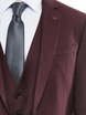 Однобортный, Двойка Свадебный костюм бордовый без рисунка от Салон мужских костюмов Patrik Man 4