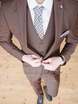 Однобортный, Тройка Свадебный костюм Paisley (Пейсли) от Салон мужских костюмов Dress Сode Store 4