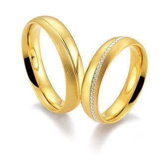 Обручальные кольца Romantic 4 из Желтое золото от Ювелирный салон Jewellery Art 1