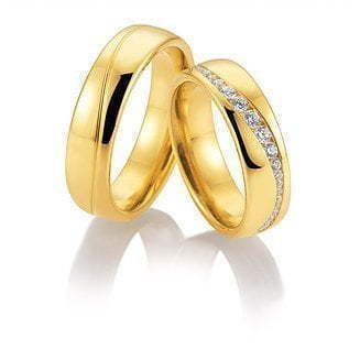 Обручальные кольца Romantic 15 из Желтое золото от Ювелирный салон Jewellery Art 1