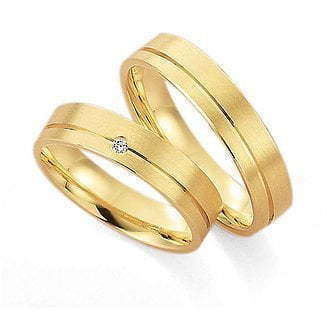 Обручальные кольца Progressive 3 из Желтое золото от Ювелирный салон Jewellery Art 1