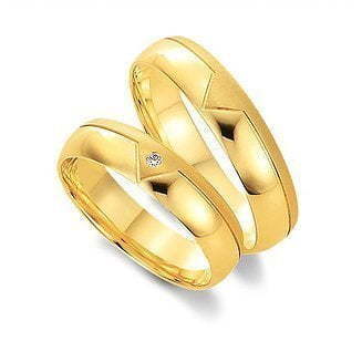 Обручальные кольца Progressive 7 из Желтое золото от Ювелирный салон Jewellery Art 1