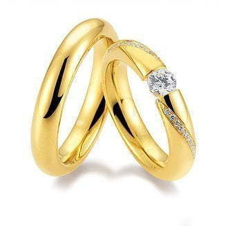 Обручальные кольца Premium 5 из Желтое золото от Ювелирный салон Jewellery Art 1