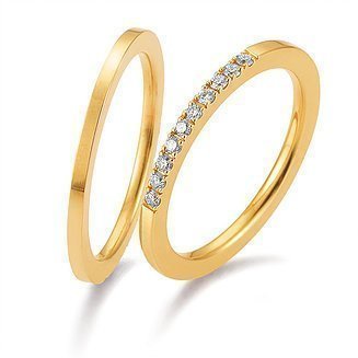 Обручальные кольца Classic 18 из Желтое золото от Ювелирный салон Jewellery Art 1