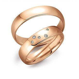 Обручальные кольца Classic 23 из Розовое (красное) золото от Ювелирный салон Jewellery Art 1