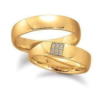 Обручальные кольца Classic 24 из Желтое золото от Ювелирный салон Jewellery Art 1