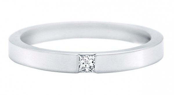 Бриллиантовое обручальное кольцо из белого золота AOG-WRB-022 из Белое золото от Ювелирный салон Art of glow 1