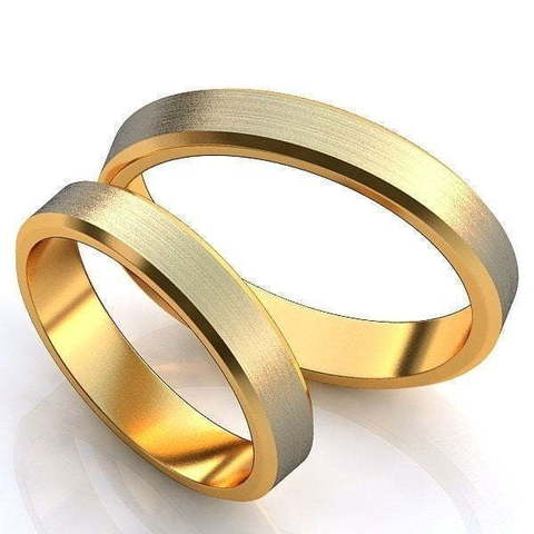 Золотые обручальные кольца AOG-obr-001 из Желтое золото от Ювелирный салон Art of glow 1