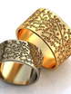 Оригинальные широкие обручальные кольца AOG-obr-1514 из Желтое золото от Ювелирный салон Art of glow 1