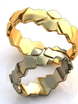 Фигурные золотые обручальные кольца AOG-obr-731 из Желтое золото от Ювелирный салон Art of glow 1