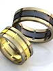 Золотые обручальные кольца тройные AOG-obr-465 из Комбинированные от Ювелирный салон Art of glow 1
