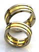 Обручальные кольца эксклюзивного дизайна AOG-obr-447 из Комбинированные от Ювелирный салон Art of glow 1