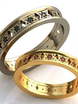 Обручальные кольца с сапфирами и рубинами AOG-obr-424 из Желтое золото от Ювелирный салон Art of glow 1