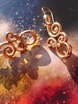Серьги Золотой орнамент из Розовое (красное) золото от Ювелирный салон Jewellery Art 3