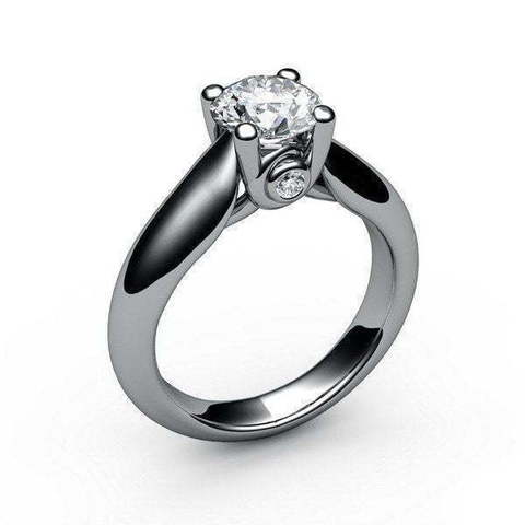 Великолепное помолвочное кольцо AOG-CER-105 из Белое золото от Ювелирный салон Art of glow 1