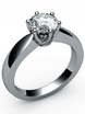 Шикарное помолвочное кольцо премиум AOG-CER-516 из Белое золото от Ювелирный салон Art of glow 1