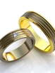 Обручальные кольца Виоланта Арт.011 из Комбинированные от Ювелирный салон ROYAL DIAMONDS 1