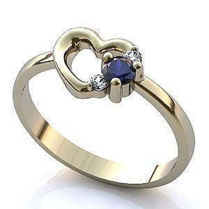 Помолвочное золотое кольцо из Желтое золото от Ювелирный салон Jewelry & Diamonds 1