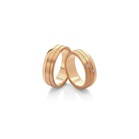 Обручальное кольцо 17-068 из Розовое (красное) золото от Ювелирный салон Vasilev and Kulagin 1