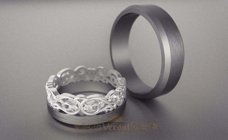 Обручальные кольца VGOK0171 из Белое золото от Ювелирный Дом Версаль 1
