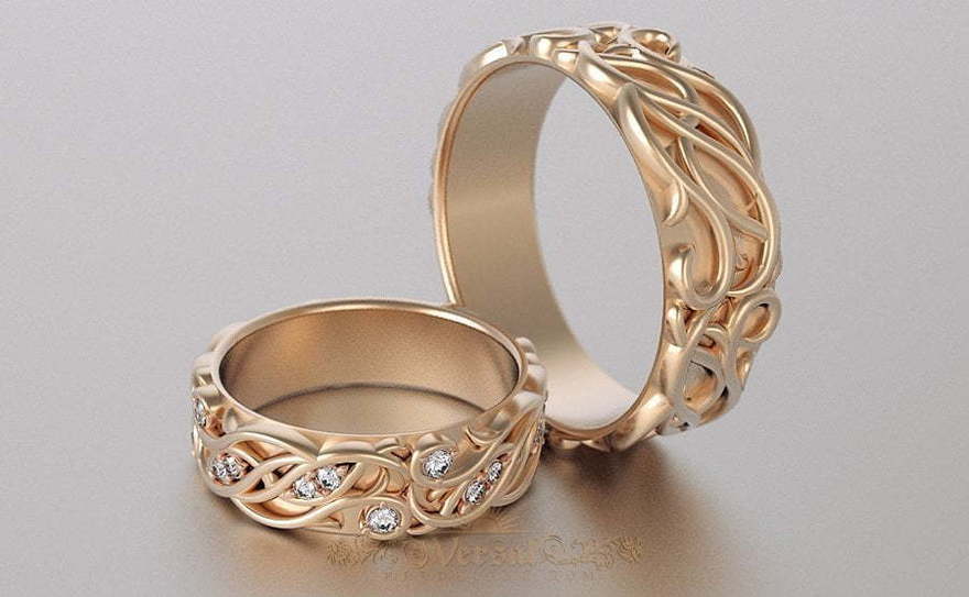 Обручальные кольца VGOK0174 из Розовое (красное) золото от Ювелирный Дом Версаль 1