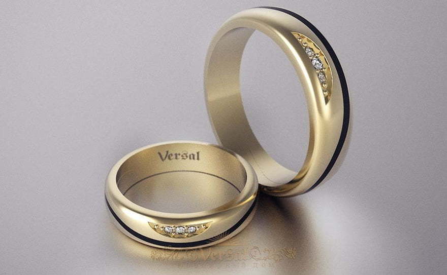 Обручальные кольца VGOK0008 из Желтое золото от Ювелирный Дом Версаль 1