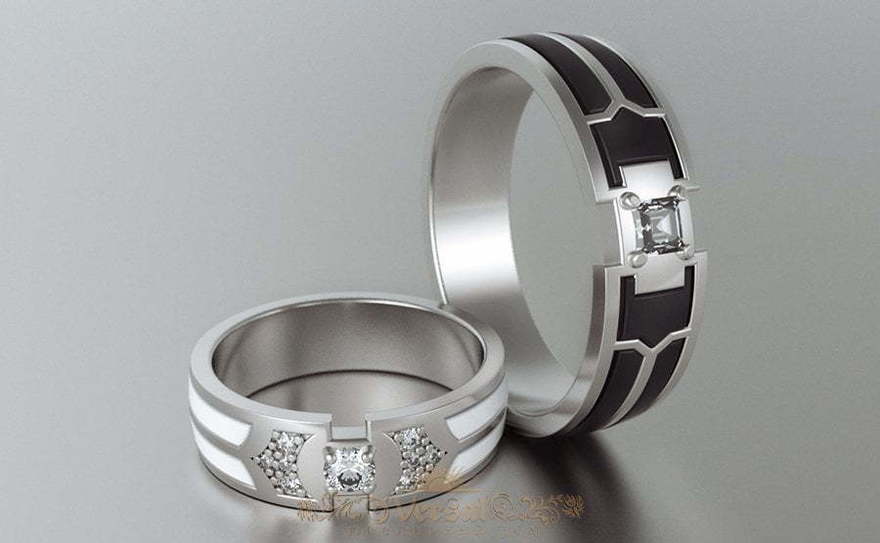 Обручальные кольца VGOK0143 из Белое золото, Платина от Ювелирный Дом Версаль 1