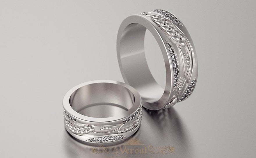 Обручальные кольца VGOK0117 из Белое золото, Платина от Ювелирный Дом Версаль 1