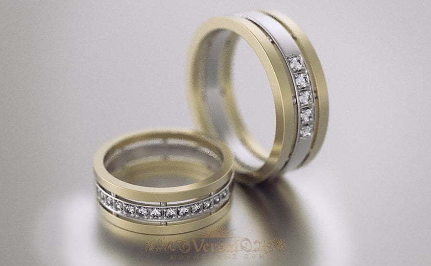 Обручальные кольца VGOK0041 из Комбинированные от Ювелирный Дом Версаль 1