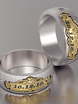 Обручальные кольца VGOK0089 из Белое золото, Платина, Комбинированные от Ювелирный Дом Версаль 3