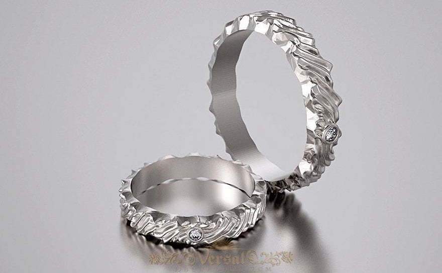 Обручальные кольца VGOK0016 из Белое золото, Платина от Ювелирный Дом Версаль 1