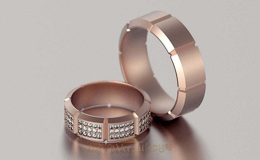 Обручальные кольца VGOK0070 из Розовое (красное) золото от Ювелирный Дом Версаль 1