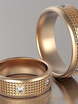 Обручальные кольца VGOK0090 из Розовое (красное) золото от Ювелирный Дом Версаль 1