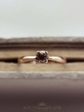 Помолвочное кольцо EX0016 из Розовое (красное) золото от Ювелирный Дом Версаль 1