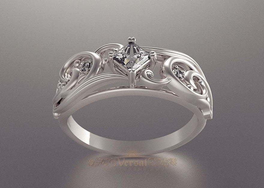 Помолвочное кольцо VGPK0101 из Белое золото от Ювелирный Дом Версаль 1