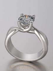 Помолвочное кольцо VGPK0060 из Белое золото, Платина от Ювелирный Дом Версаль 1