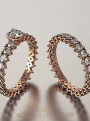 Помолвочное кольцо VGPK0095 из Розовое (красное) золото от Ювелирный Дом Версаль 1