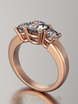 Помолвочное кольцо VGPK0038 из Розовое (красное) золото от Ювелирный Дом Версаль 1