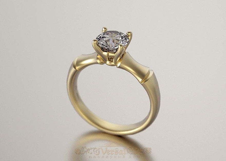 Помолвочное кольцо VGPK0023 из Желтое золото, Розовое (красное) золото от Ювелирный Дом Версаль 2