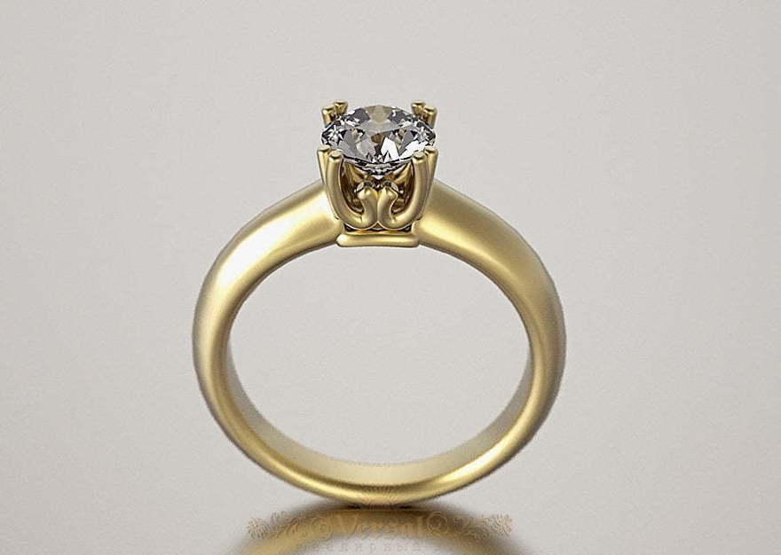 Помолвочное кольцо VGPK0020 из Желтое золото от Ювелирный Дом Версаль 1