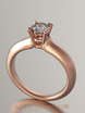 Помолвочное кольцо VGPK0053 из Розовое (красное) золото от Ювелирный Дом Версаль 1